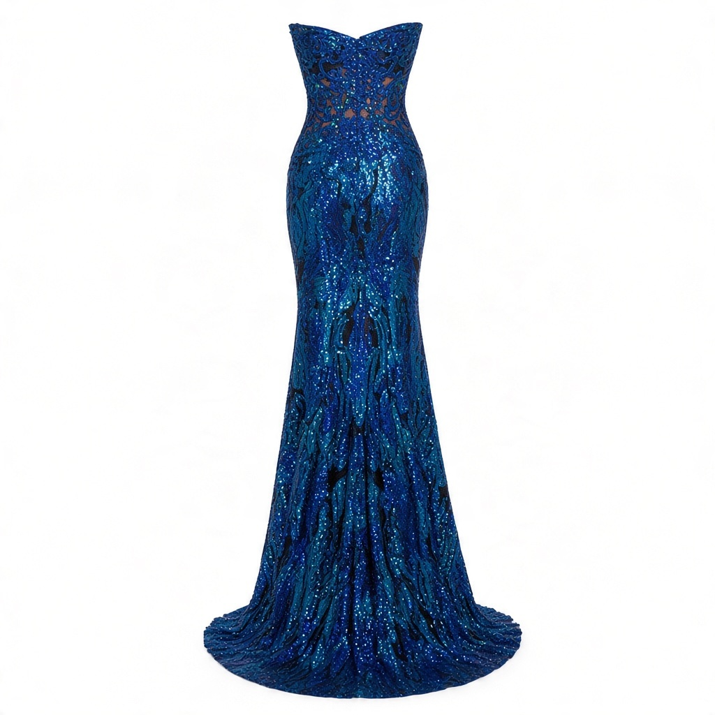 Beaded Evening Gown size 8