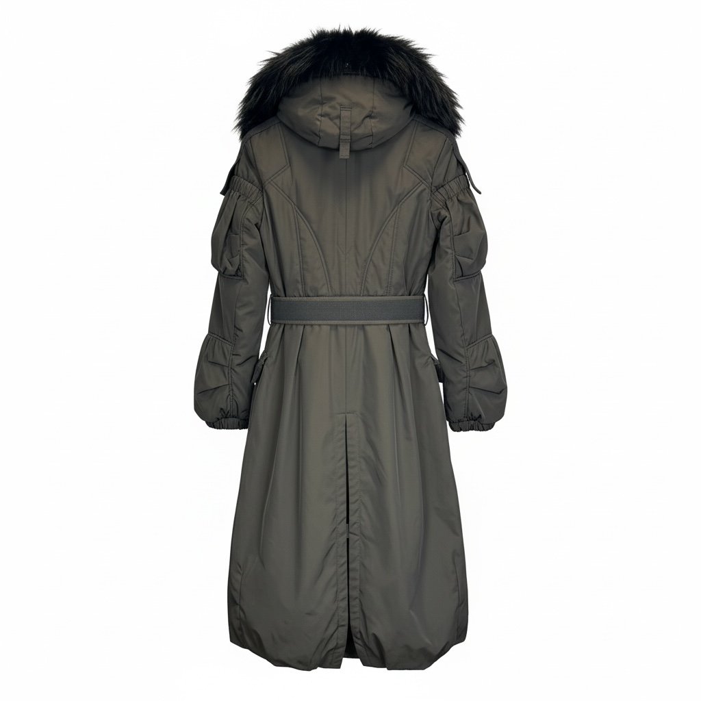 Belted Puffer Coat size 42