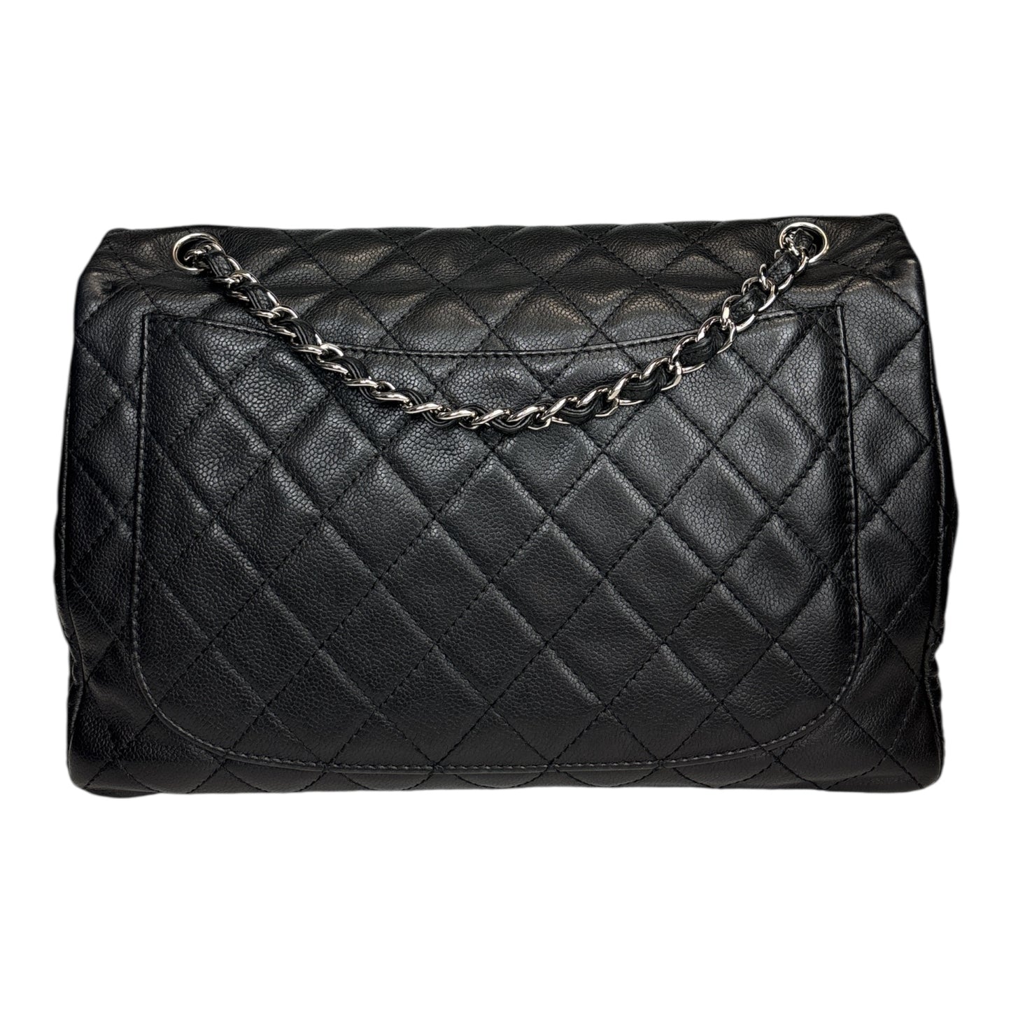 Soft Cavier Maxi Flap Bag