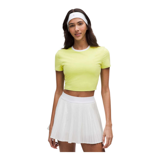 Tight-Fit Cropped Shelf-Bra T-Shirt size 4