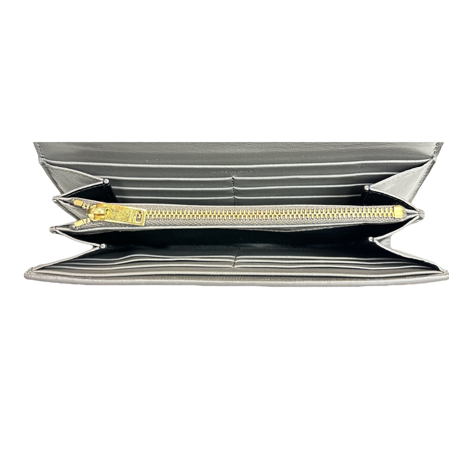Croco Embossed Flap Wallet