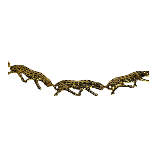 Leopard Chain Belt