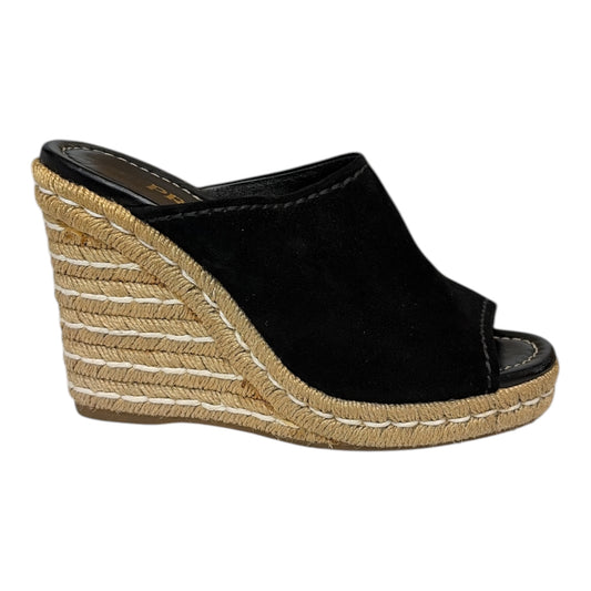 Suede Wedge Espadrilles size 38.5