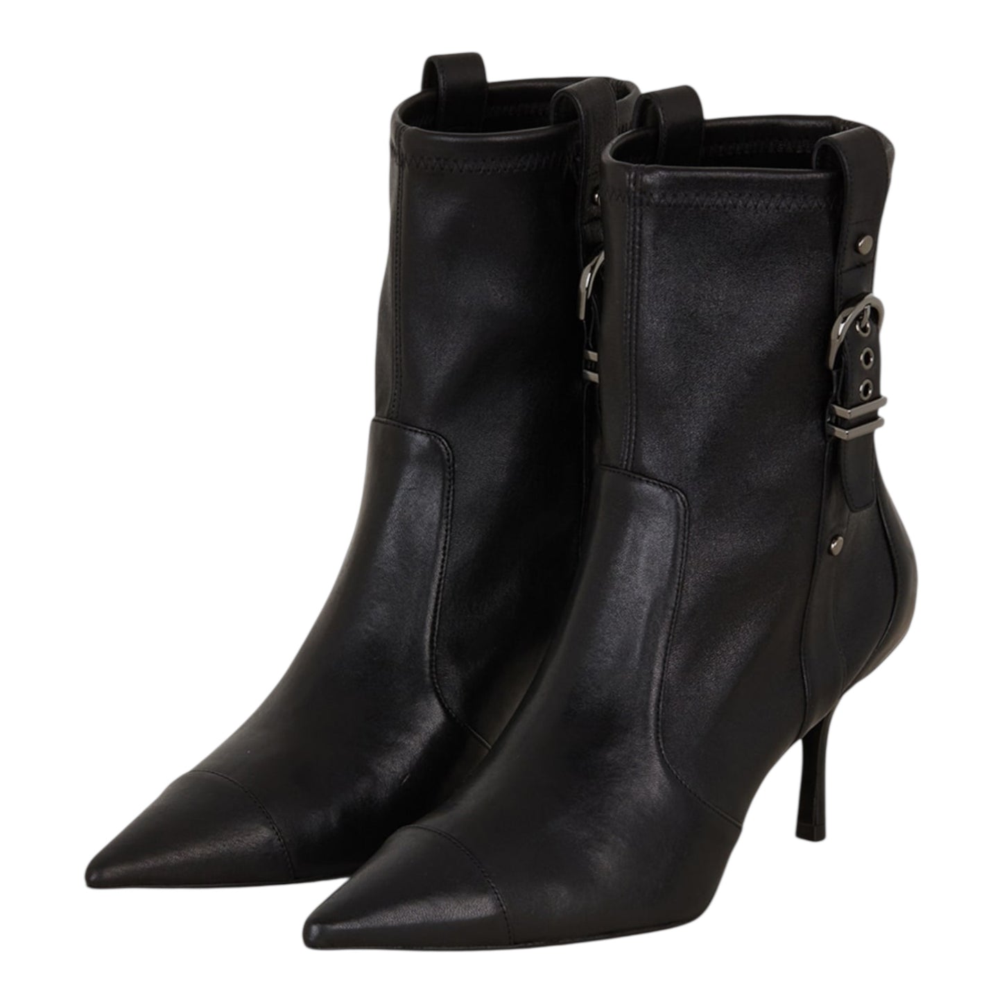 85mm Leather Ankle Boots size 8