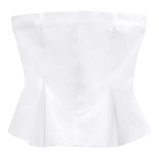 Strapless Gabardine Top size Large