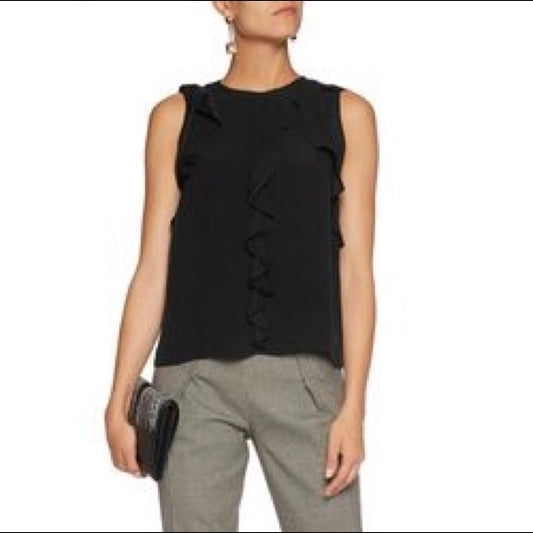 Mathilde Ruffled Trim Top size Medium