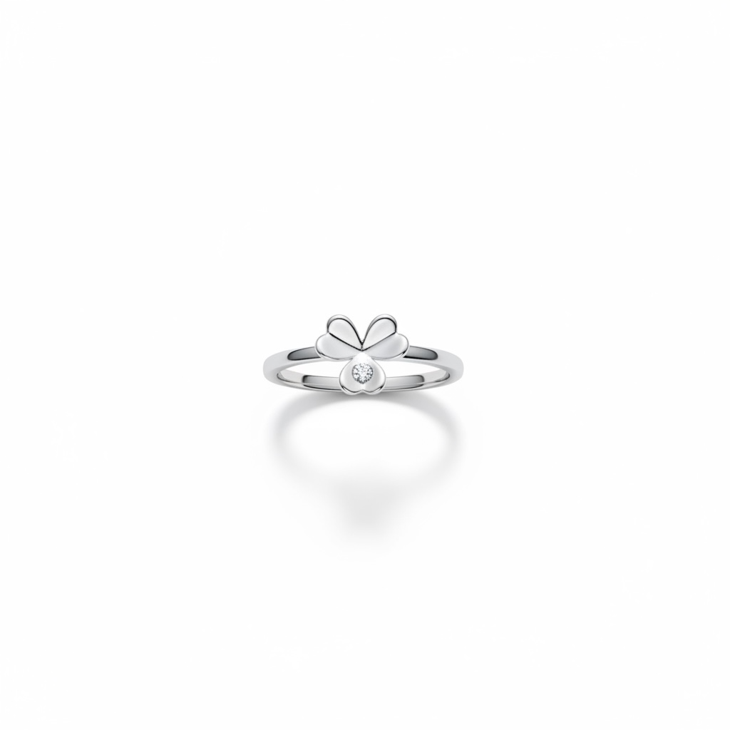 925 Clover Ring size 7