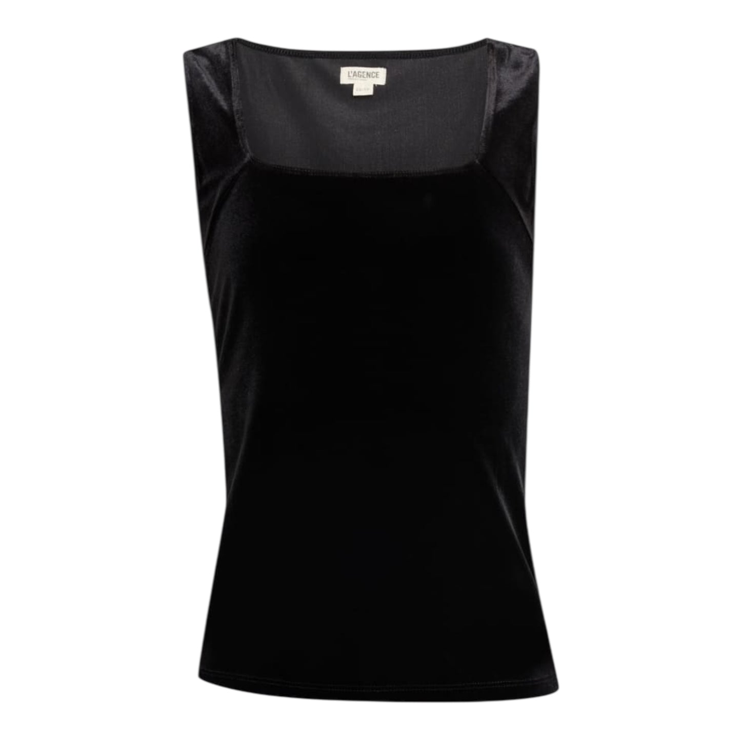 Kaeli Velvet Square-Neck Tank Top size Small