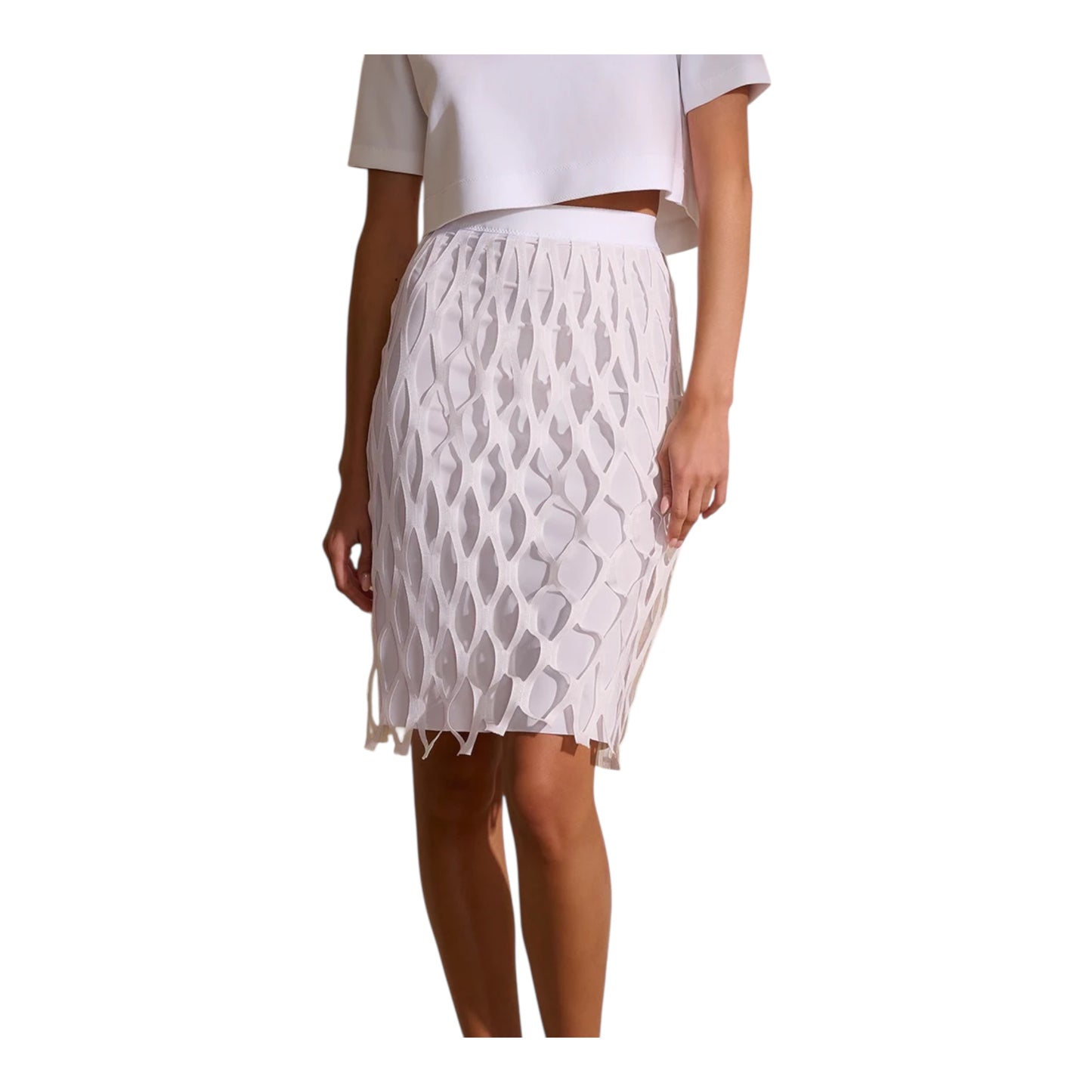 Lattice Midi Skirt size 4