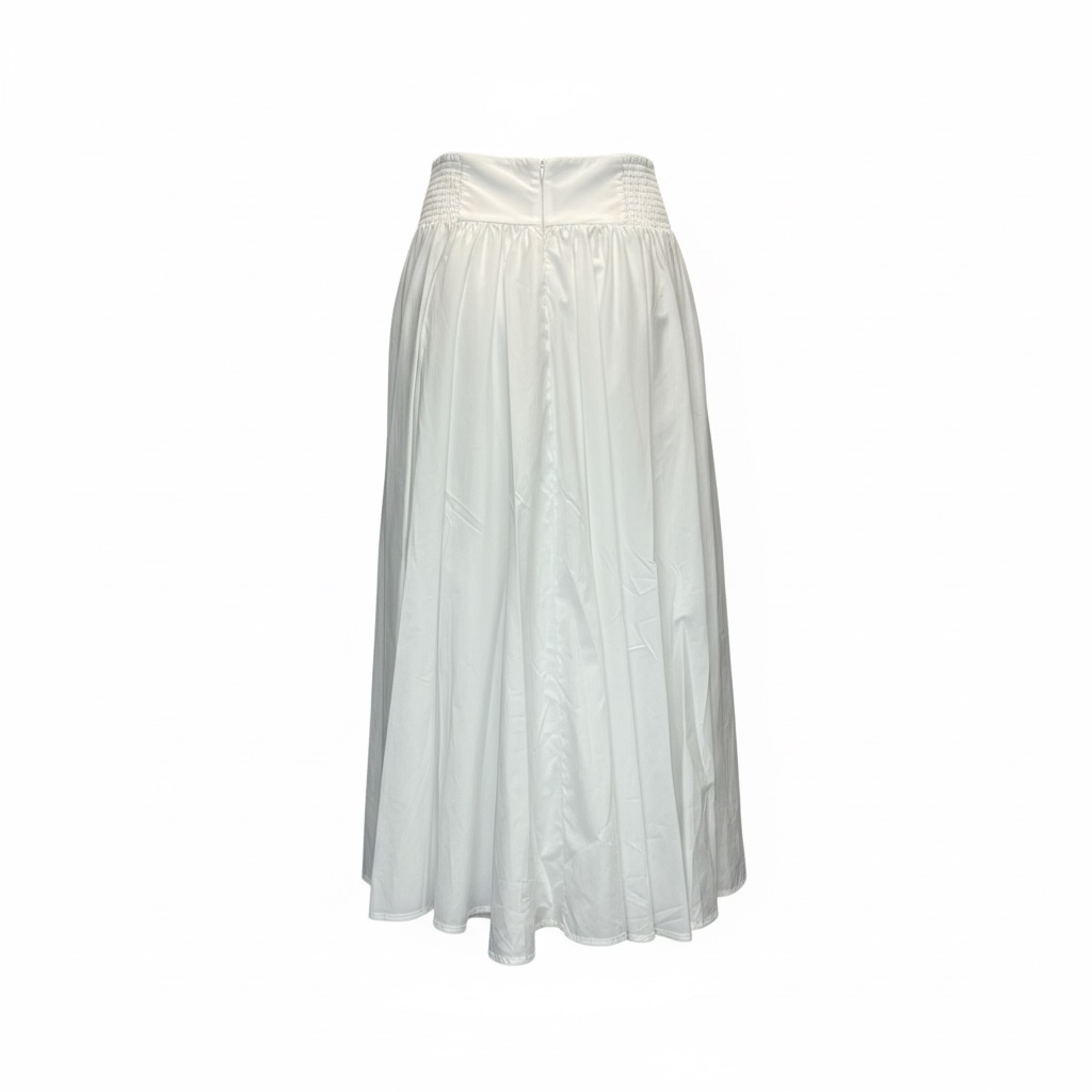 Cotton Buckle Maxi Skirt size 40 (s)