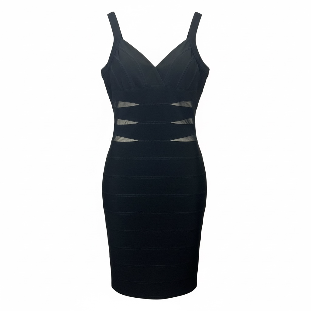Bodycon Mesh Bandage Dress size 12 NWT
