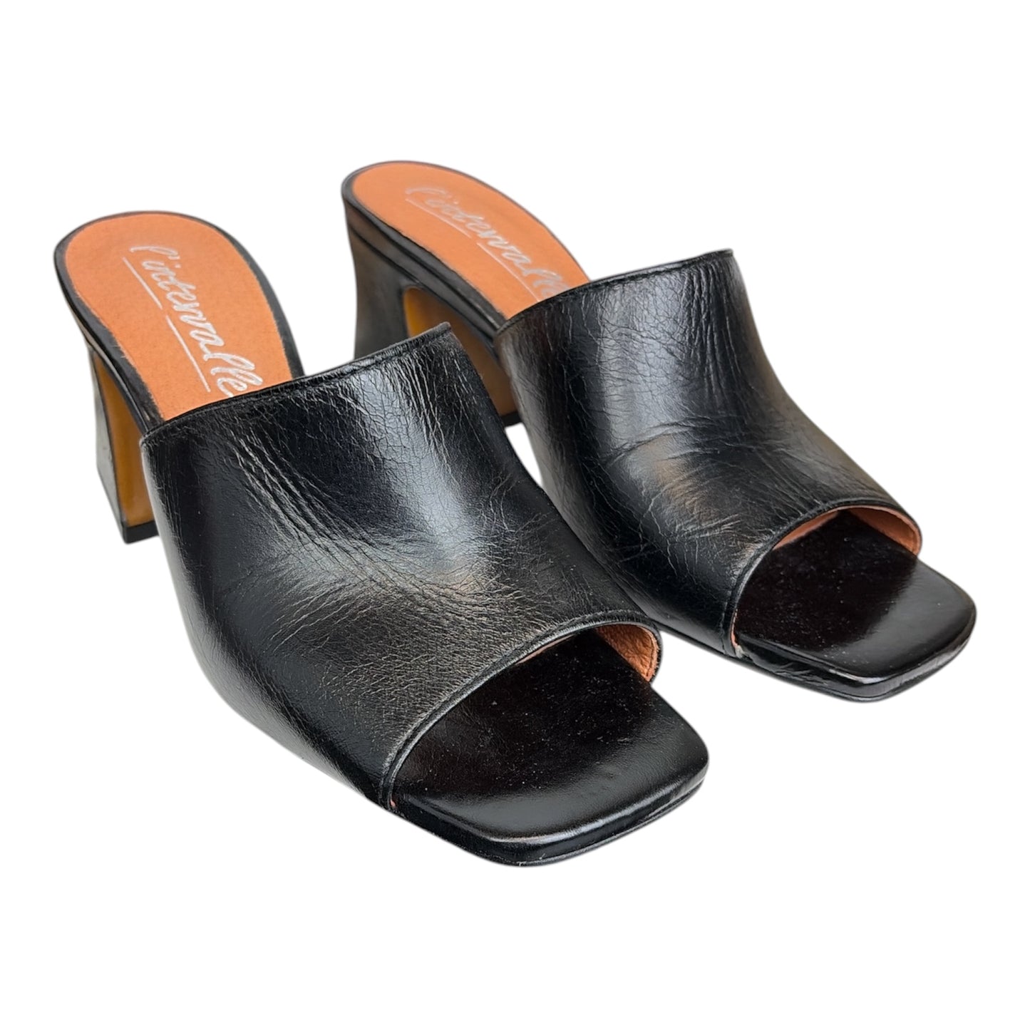 Leather Mule Shoes size 38