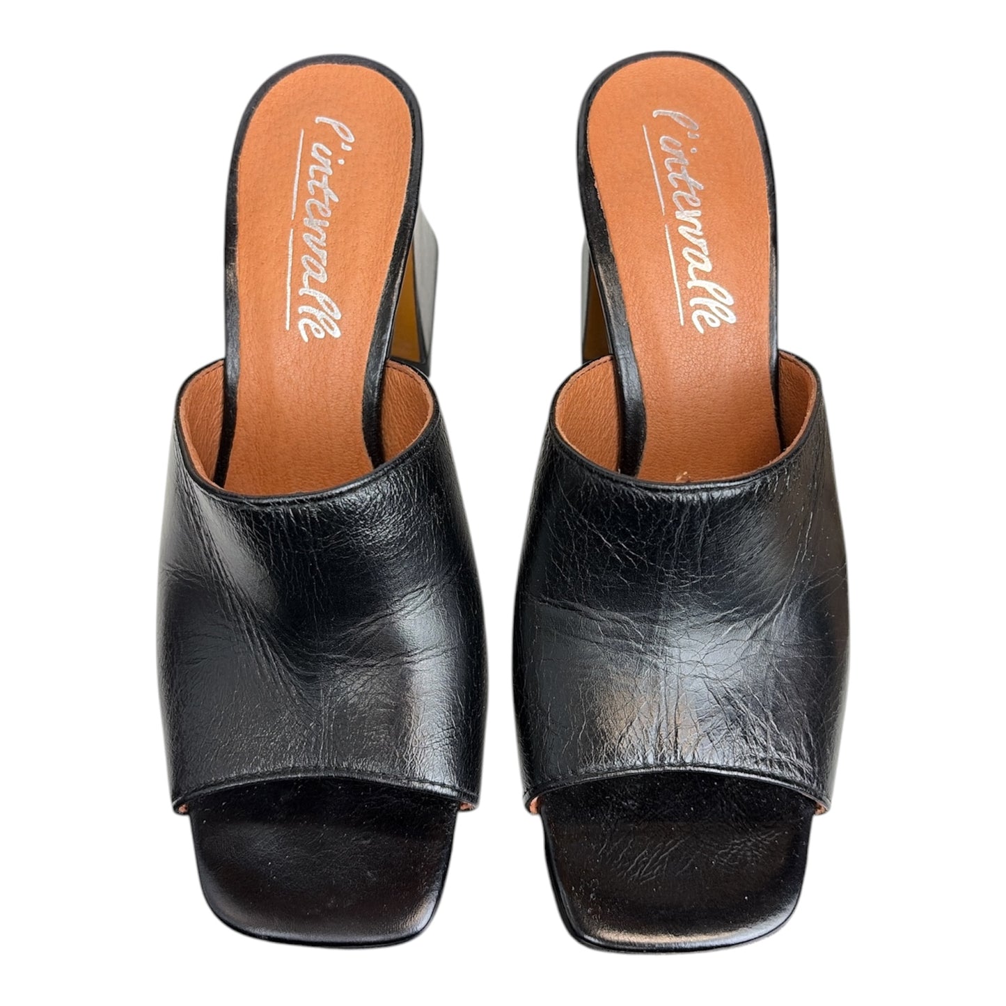 Leather Mule Shoes size 38