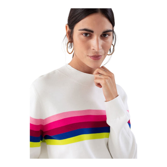Rainbow Stripe Pullover size Small