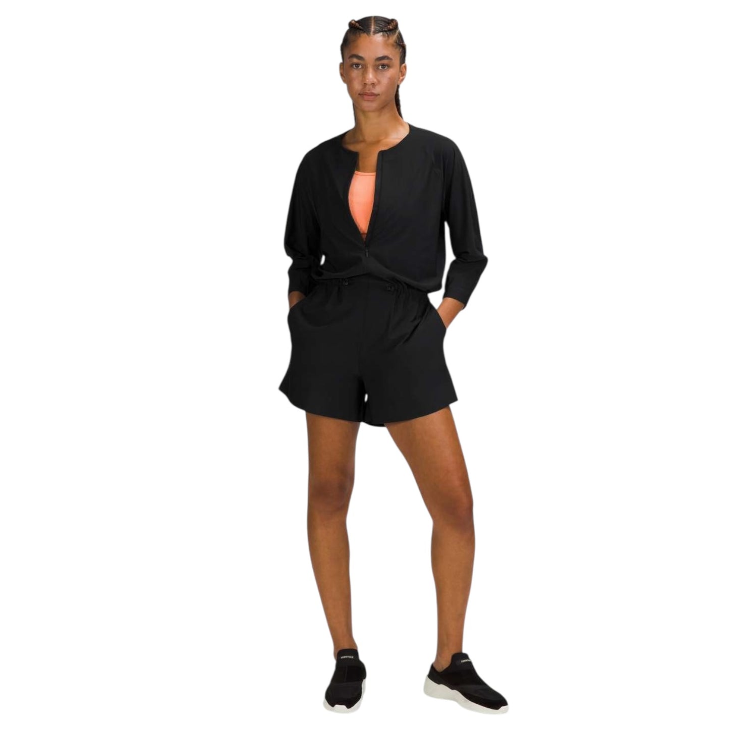 High Neck UVP Zippered Romper size 4