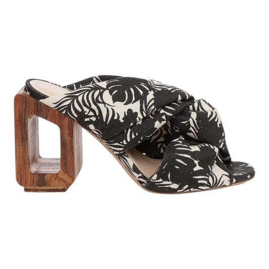 Joaquim Printed Wood-Heel Mules size 37.5
