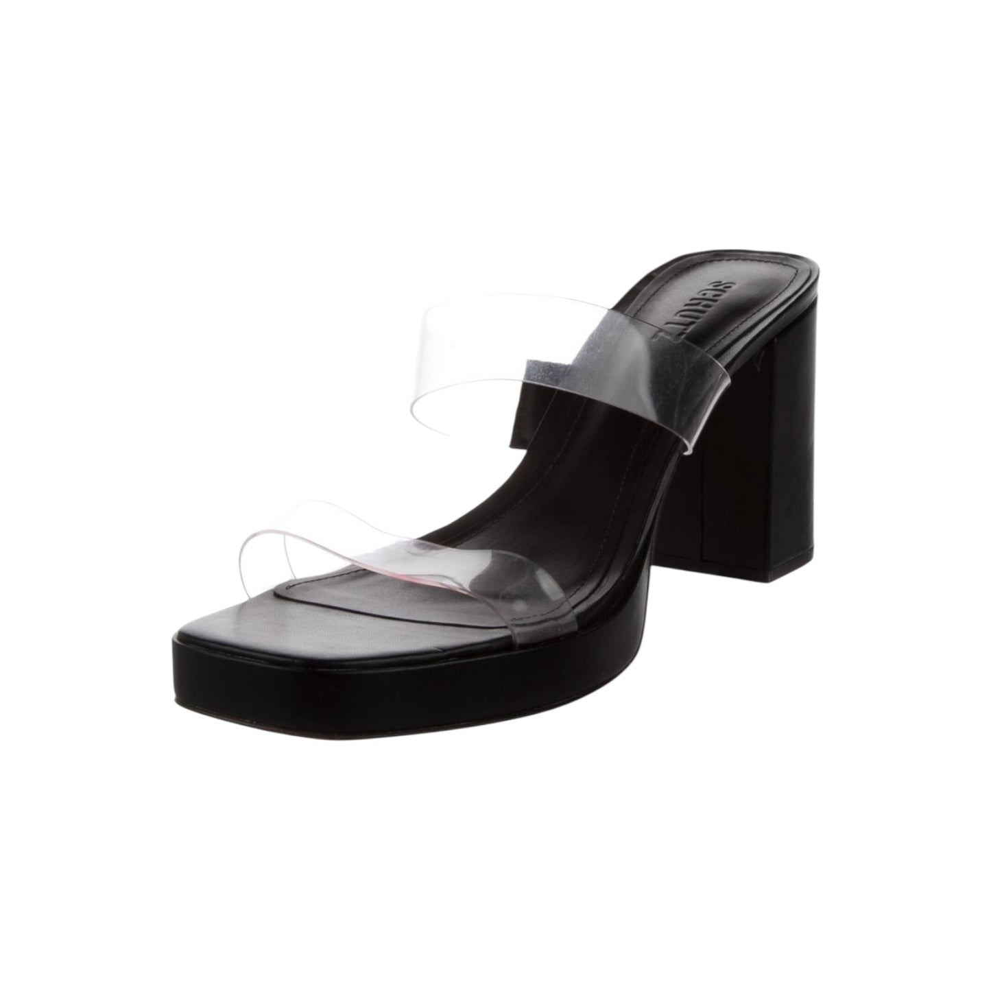 Leather Leather Trim Embellishment Slides size 7.5