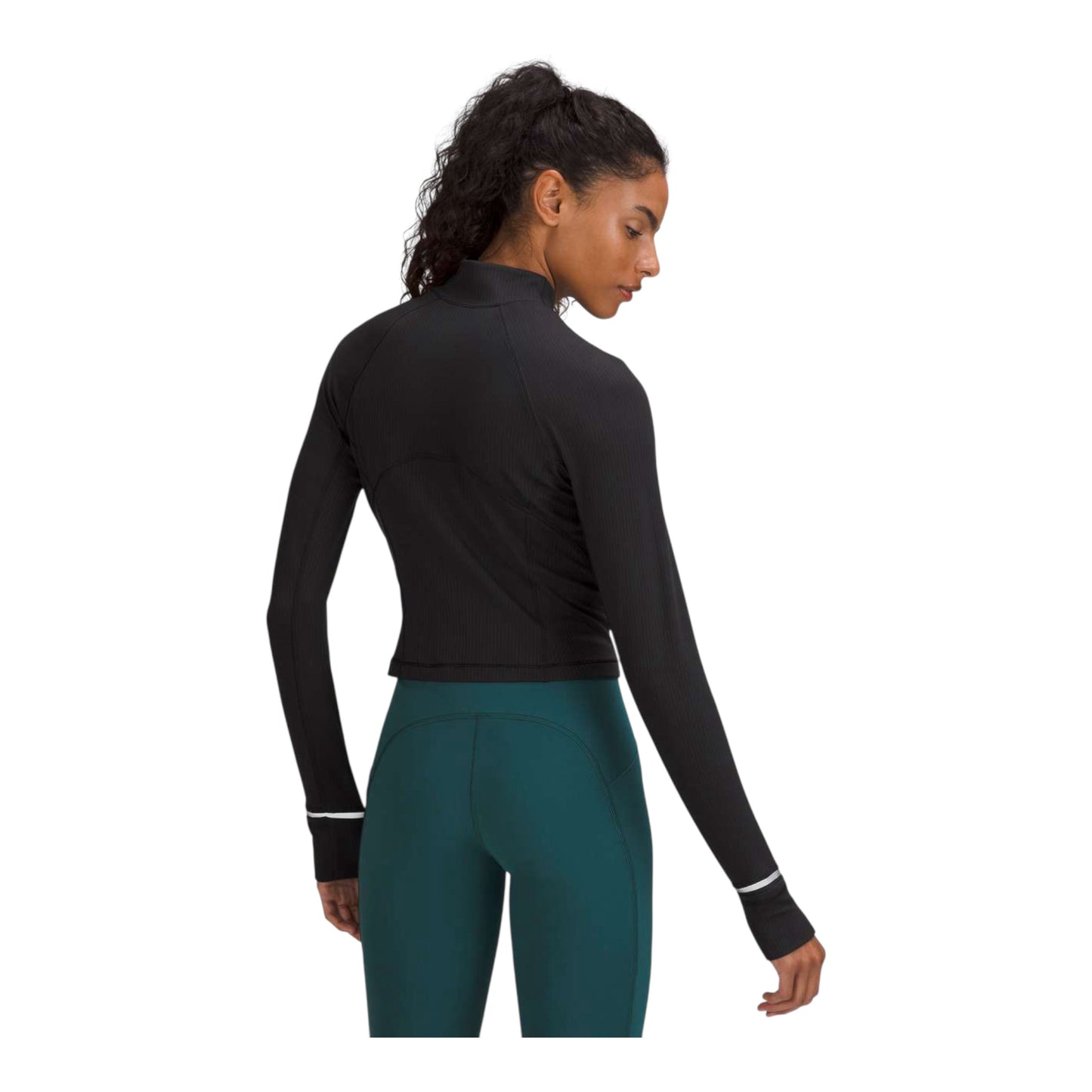 It’s Rulu Run Cropped Half Zip size 8