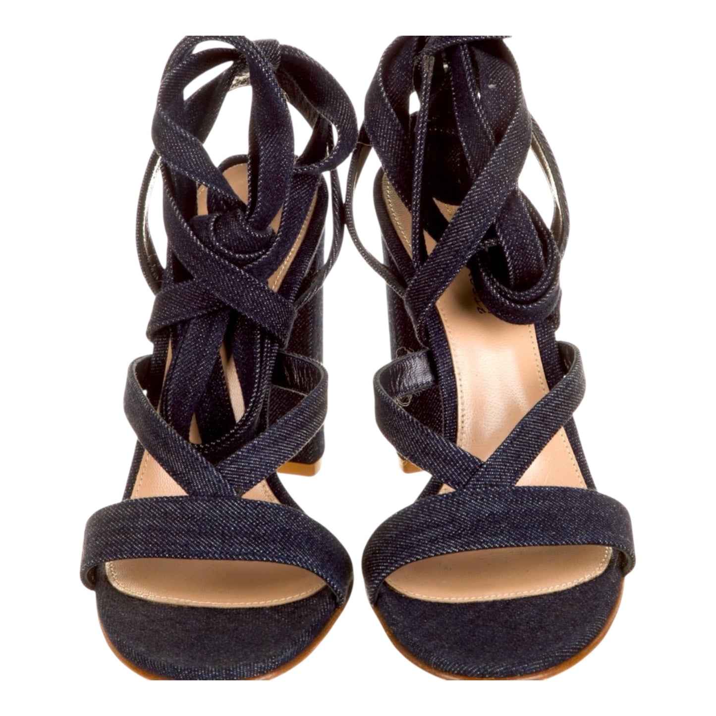 Ankle Strap Denim Shoe size 38