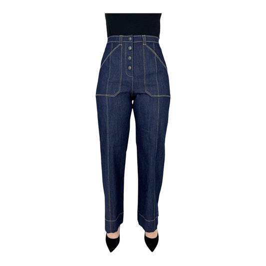 Contrast Stitch Jeans size 4