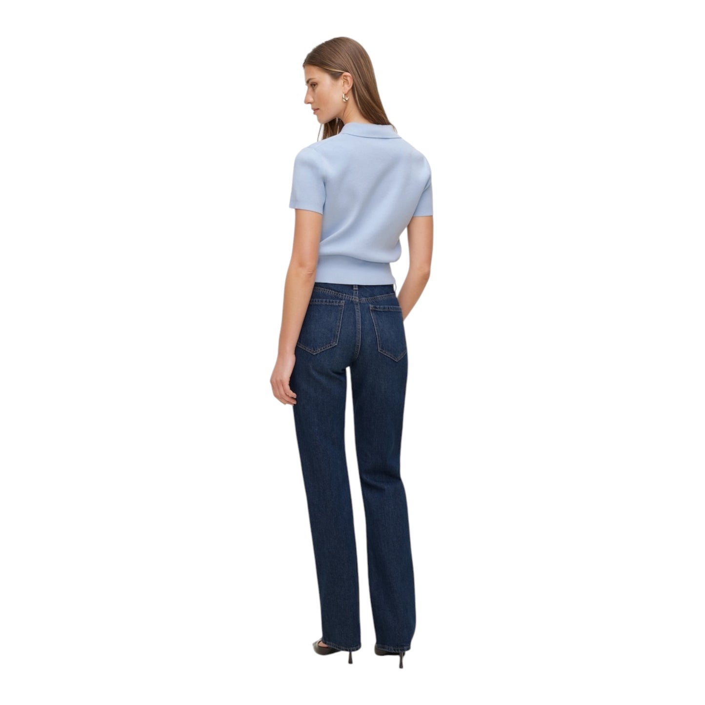 Cara Rigid High Rise Straight Leg Jeans size 32