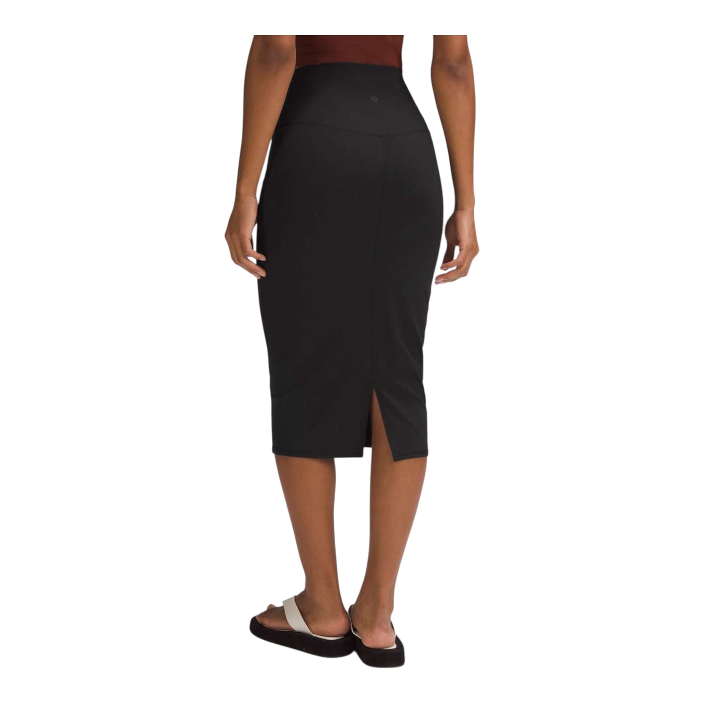 Nulu Slim-Fit High-Rise Midi Skirt size 6