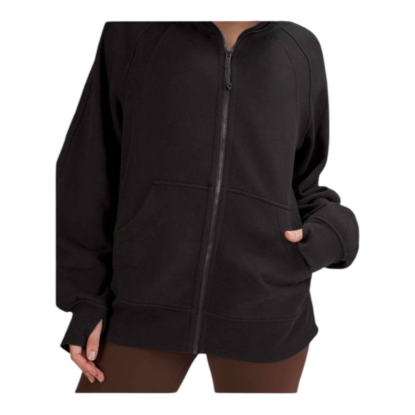 Scuba Oversized Funnel-Neck Full Zip size Medium/Large