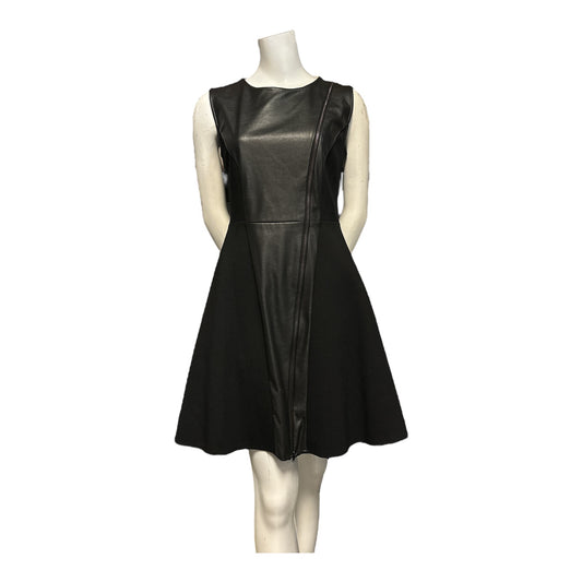 Vegan Leather Zipper Dress size Medium