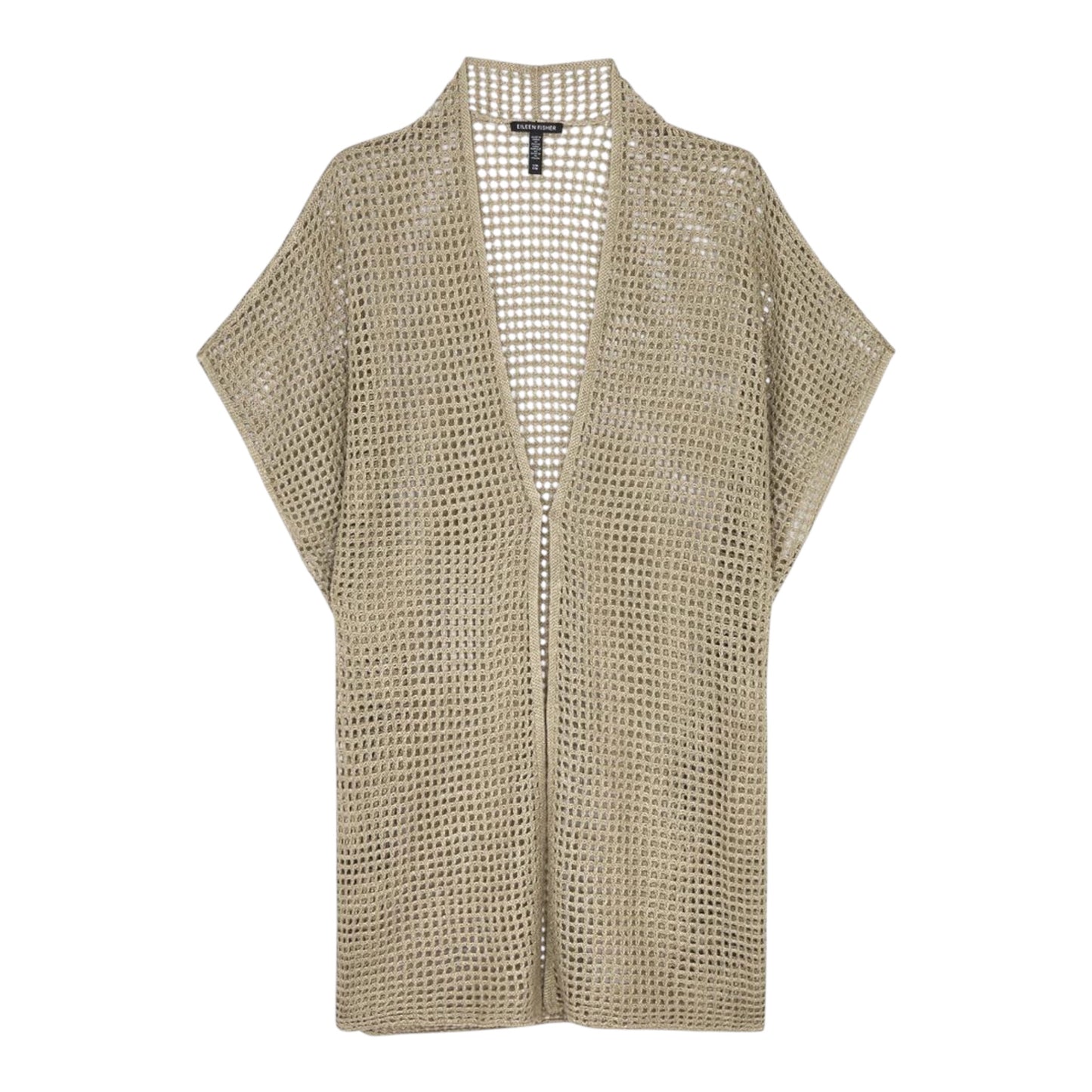 Open Knit Linen Cardigan