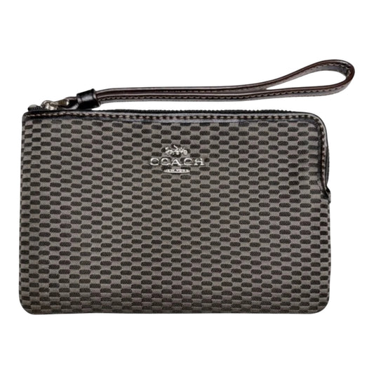 Legacy Jacquard Corner Zip Small Wristlet