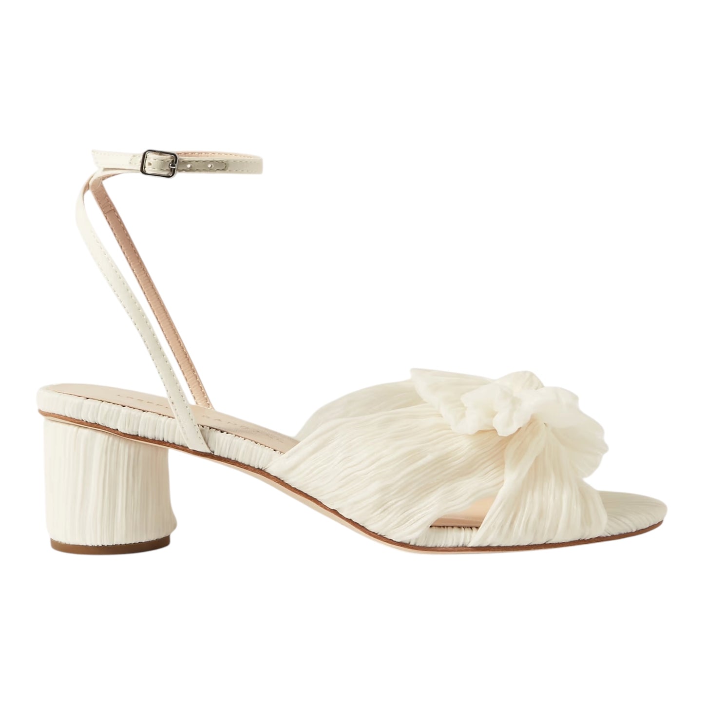 Dahlia Pearl Pleated Bow Heel size 9.5 NEW IN BOX