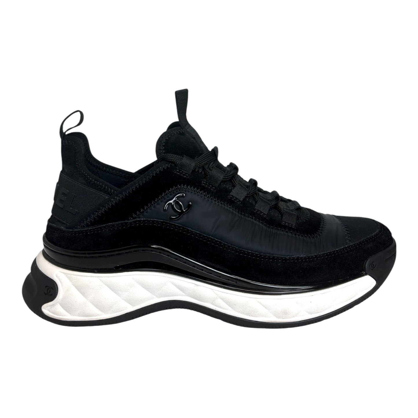Velvet Calfskin & Mixed Fibers Sneaker size 38