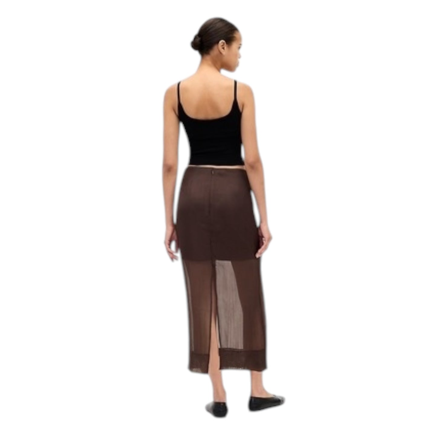 Sheer Organza Maxi Skirt size XL NEW WITH TAGS