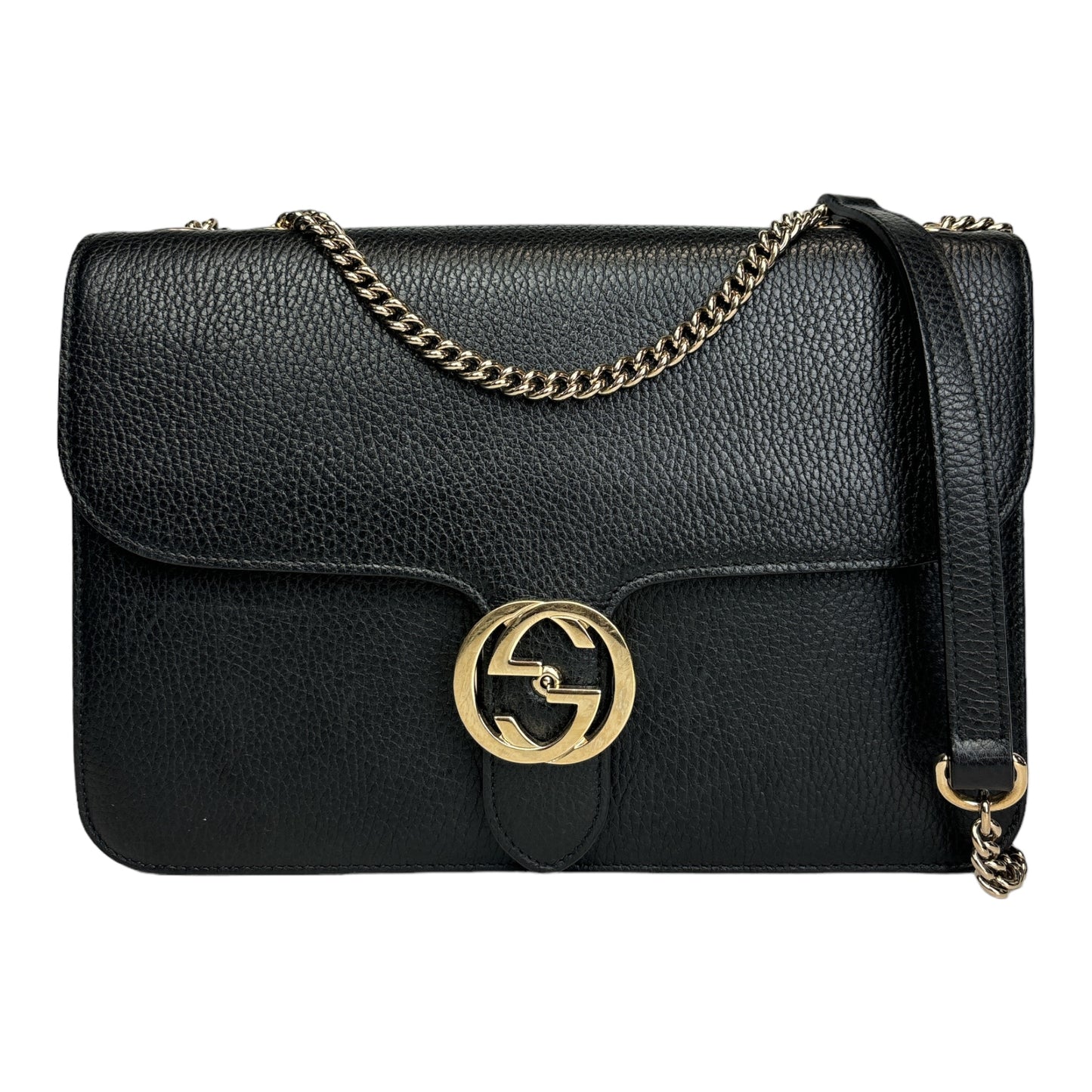 GG Interlocking Shoulder Bag