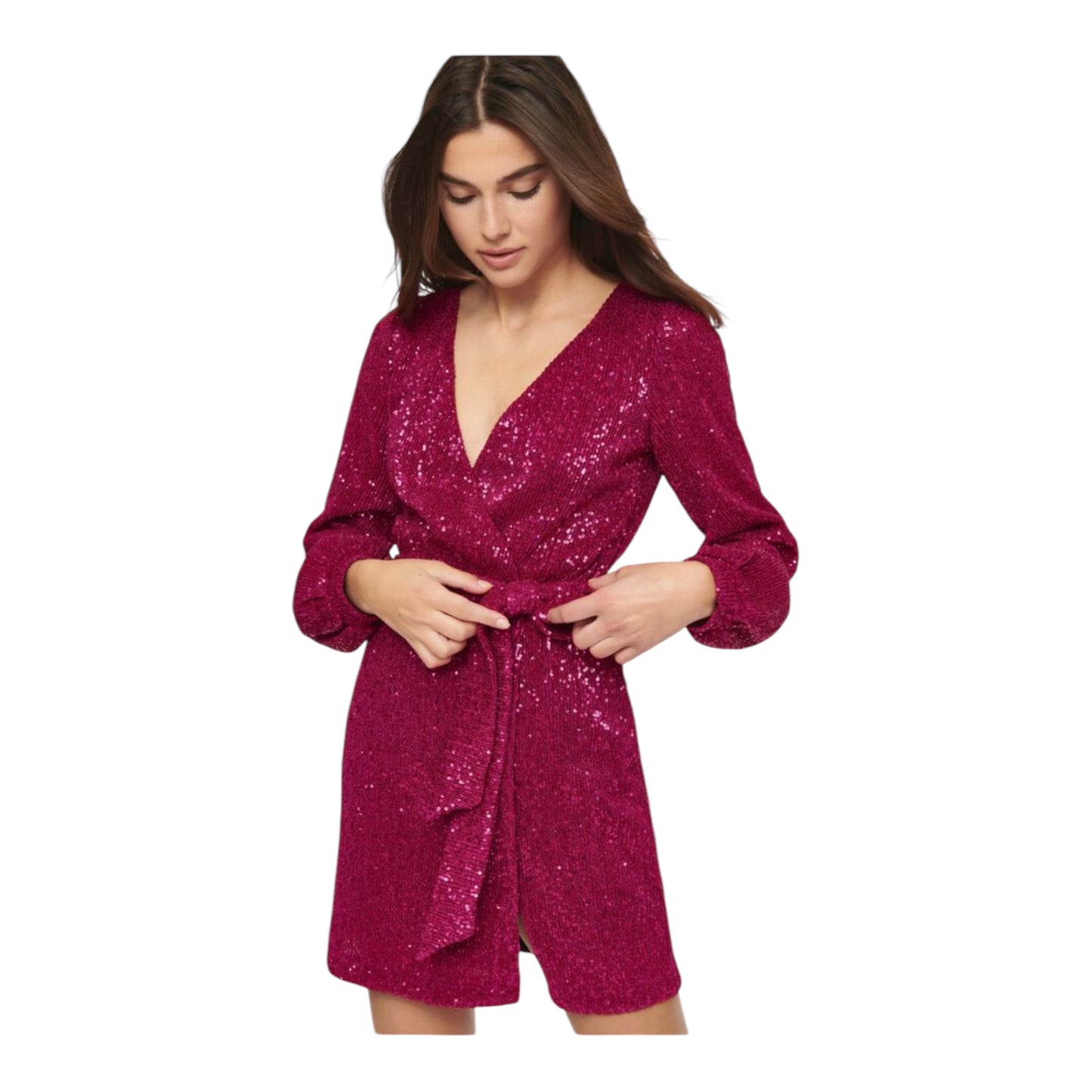 The Ruby Sequin Wrap Dress size Xxsmall