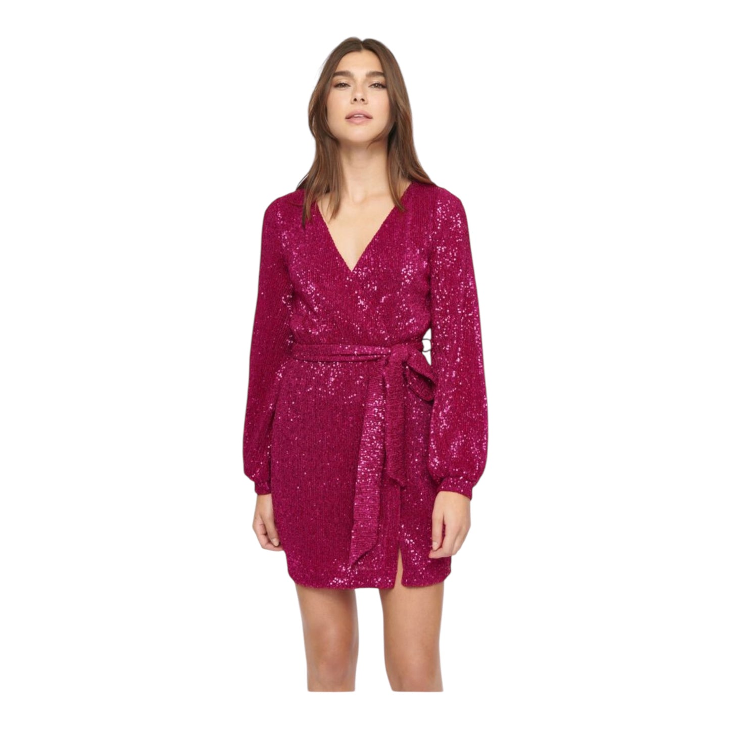 The Ruby Sequin Wrap Dress size Xxsmall