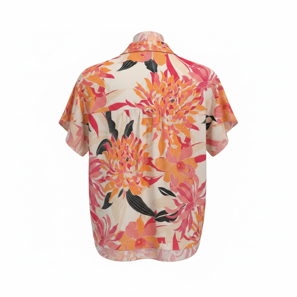 Floral Button Up Top size Small