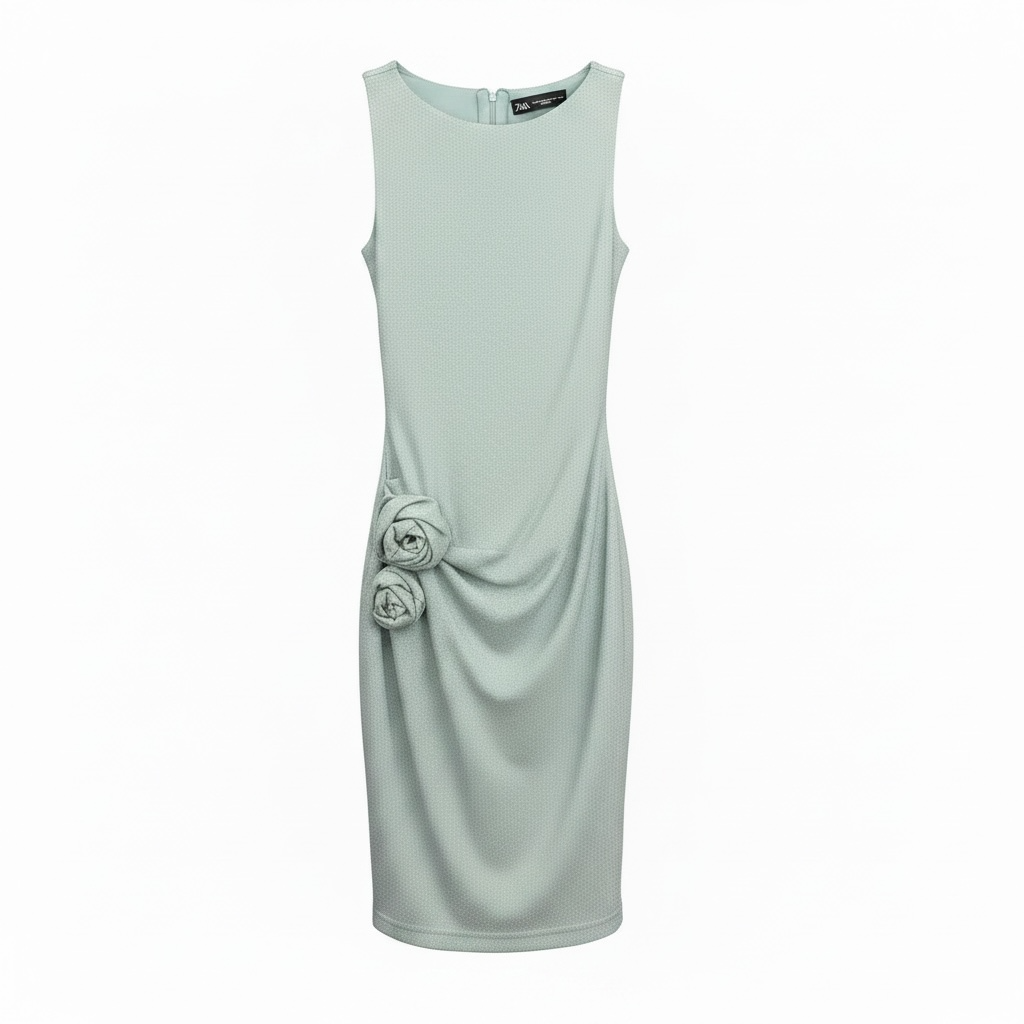 Metallic Roses Dress size XSmall