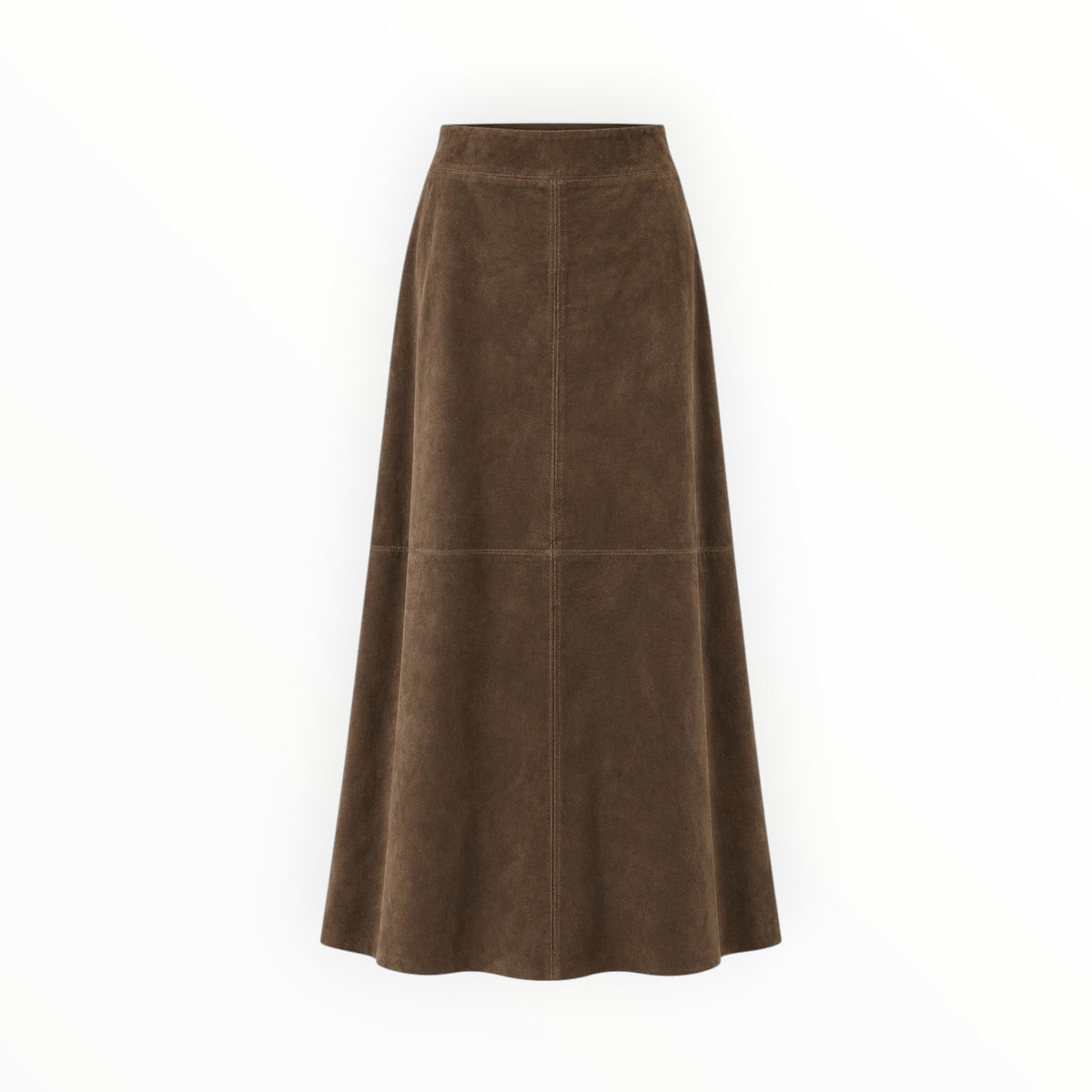Suede Panelled Skirt size 0