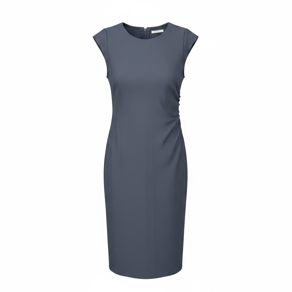 Ruched Midi Dress size Large