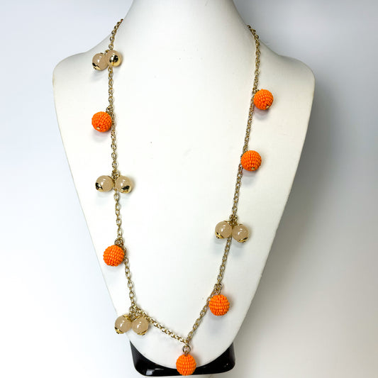 Beaded Chain Link Necklace