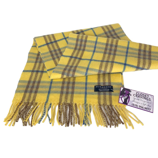Cashmere plaid scarf