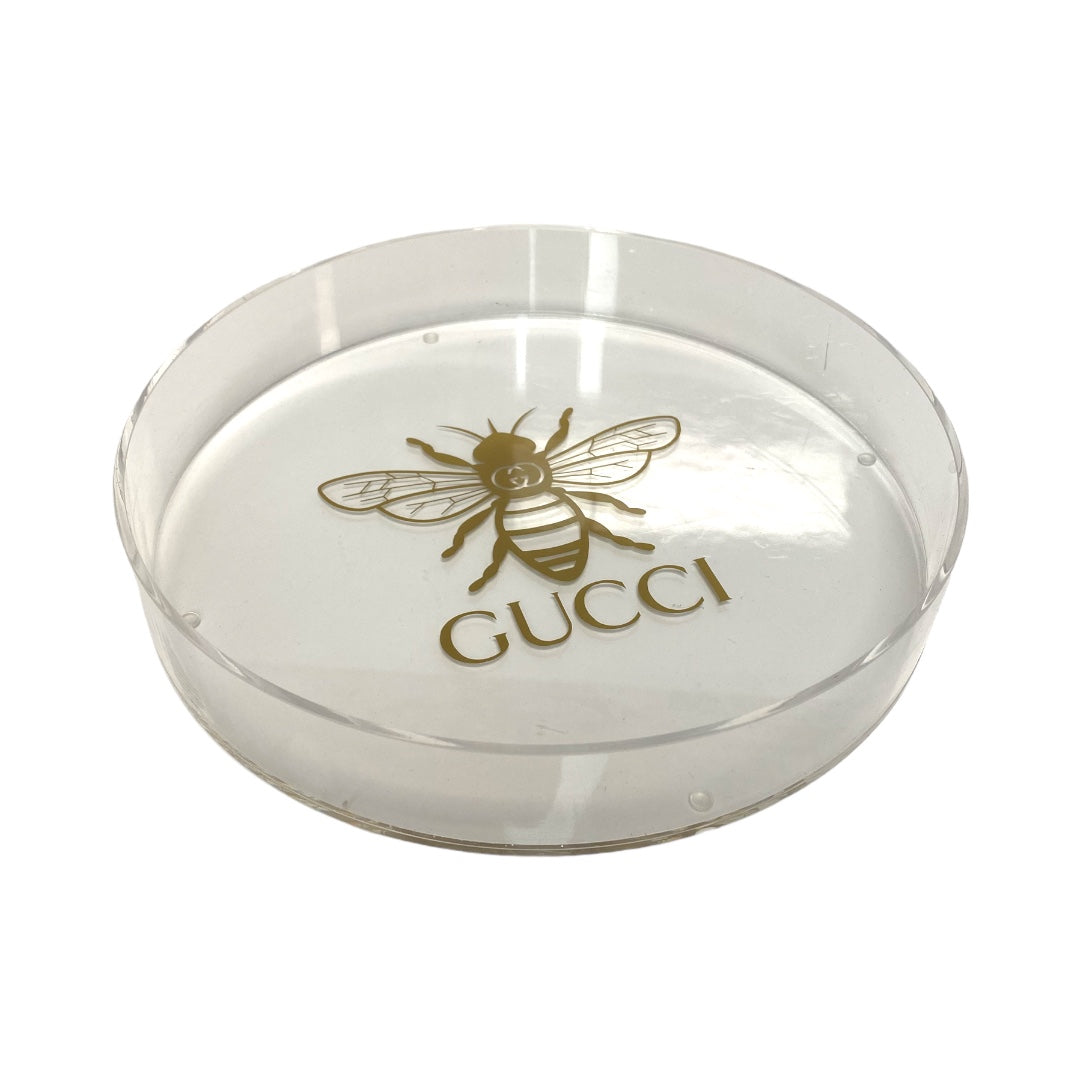 Logo Round Small Acrylic Tray