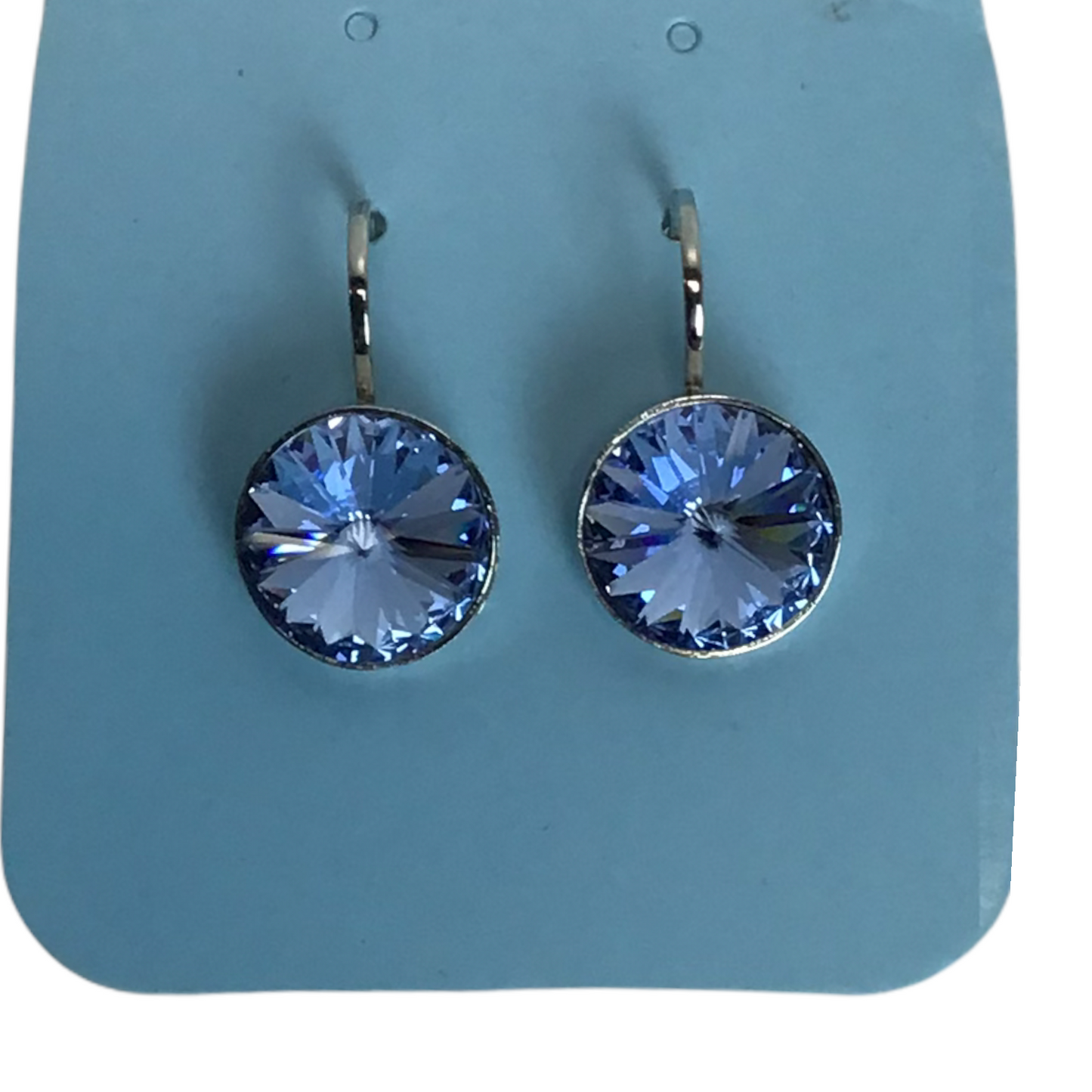 Ice blue medium Bella earrings